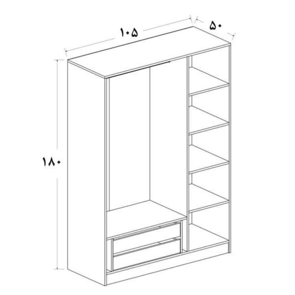 کمد لباس مدل C010 - Image 2